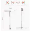 Mini USB Vantilatör Fan Serinletici | Laptop Powerbank Uyumlu Sessiz Güçlü BEYAZ RENK