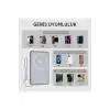 Bix PB114 5000mAh 20W Dahili Type-C Kablolu 15W Manyetik Kablosuz Şarj Özellikli Portatif Powerbank