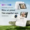 Spor ve Vlog Kamerası Manyetik Aksiyon Kamerası 2.0 Dönebilen Ekran, 1080p Wi-Fi ve Şarj Kutusu ile birlikte