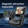Spor ve Vlog Kamerası Manyetik Aksiyon Kamerası 2.0 Dönebilen Ekran, 1080p Wi-Fi ve Şarj Kutusu ile birlikte