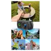 Spor ve Vlog Kamerası Manyetik Aksiyon Kamerası 2.0 Dönebilen Ekran, 1080p Wi-Fi ve Şarj Kutusu ile birlikte