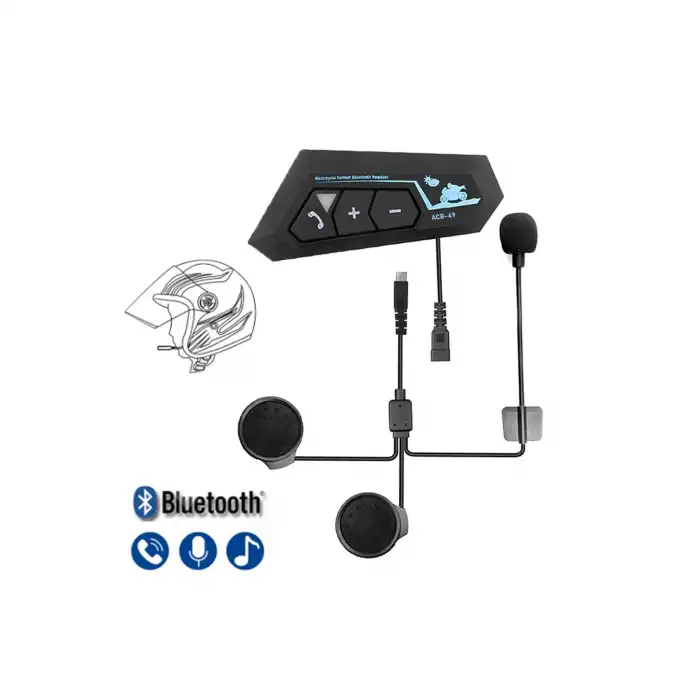 Kask Kulaklık Bluetooth 5.0 Motosiklet Intercom Kulaklık