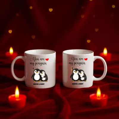 You Are My Penguin İkili Kupa Seti