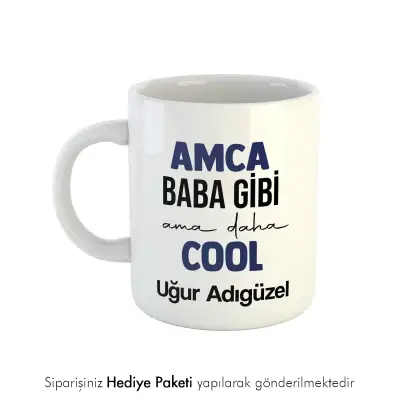 Amcaya Özel Espirili Kupa Bardak