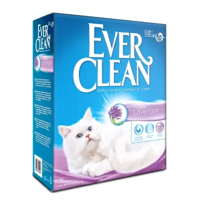 Ever Clean Lavender Lavanta Kokulu Kedi Kumu 10lt + 2 Adet Supreme Cat Konserve Mama Hediyeli