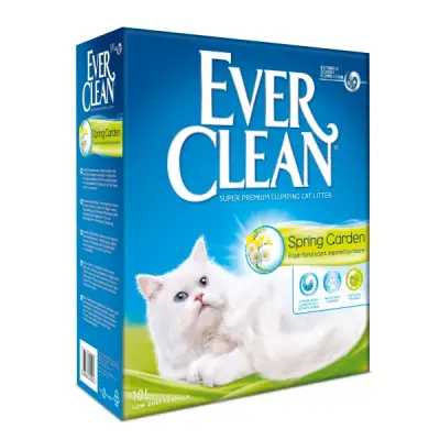 Ever Clean Spring Garden Çiçek Kokulu Topaklanan Kedi Kumu 10lt + 2 Adet Supreme Cat Konserve Mama Hediyeli