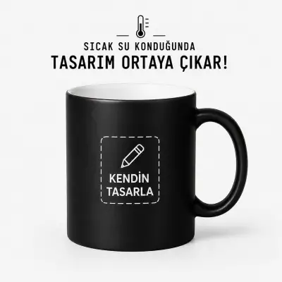 Kendin Tasarla Sihirli Kupa Bardak
