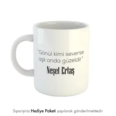 Mesaj İçerikli Kahve Kupası