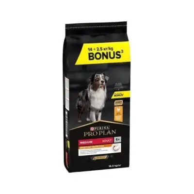 Pro Plan Tavuklu 14+2.5 Kg Medium Yetişkin Kuru Köpek Maması