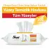 Sleepy Easy Clean Arap Sabunu Katkılı Yüzey Temizlik Havlusu 100 Yaprak 3lü