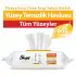 Sleepy Easy Clean Arap Sabunu Katkılı Yüzey Temizlik Havlusu 100 Yaprak 6lı