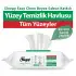 Sleepy Easy Clean Beyaz Sabun Katkılı Yüzey Temizlik Havlusu 100 Yaprak 24lü