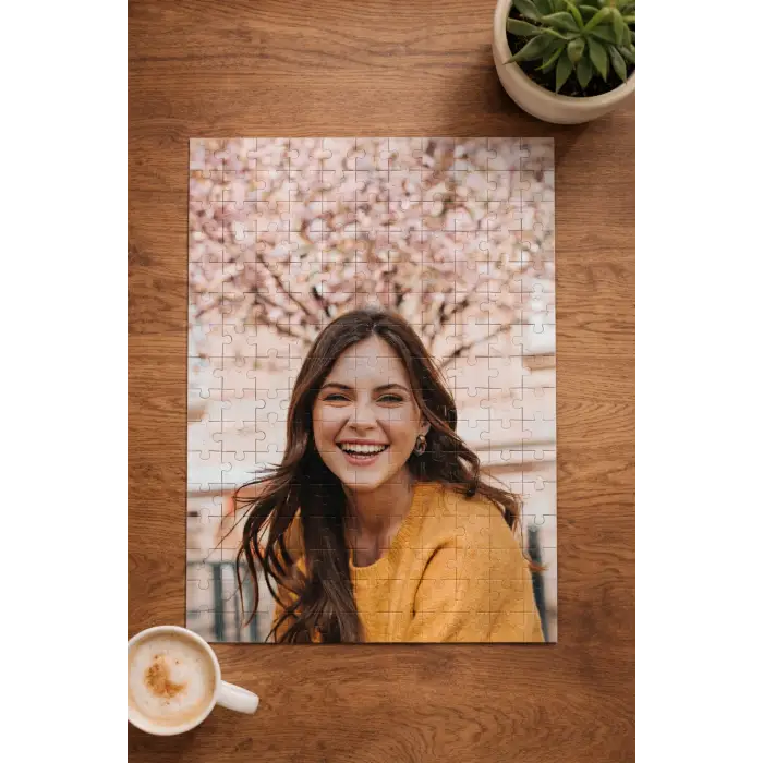 8 Mart Kadınlar Günü Kişiye Özel Fotoğraflı A4 99 Parça Puzzle Hediye