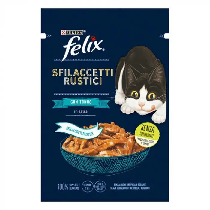 Felix Tasty Shreds Ton Balıklı Yaş Kedi Maması 26x80 Gr