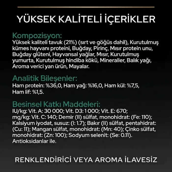 Pro Plan Tavuklu Yetişkin Kuru Kedi Maması 1,5 Kg x 3 lü
