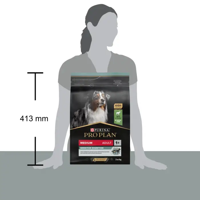 Pro Plan Medium Kuzu Etli Orta Irk Yetişkin Köpek Maması 3 Kg
