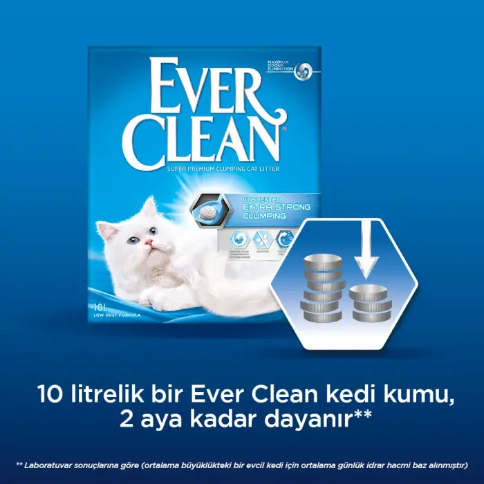 Ever Clean Extra Strong Kokusuz 10 lt Kedi Kumu