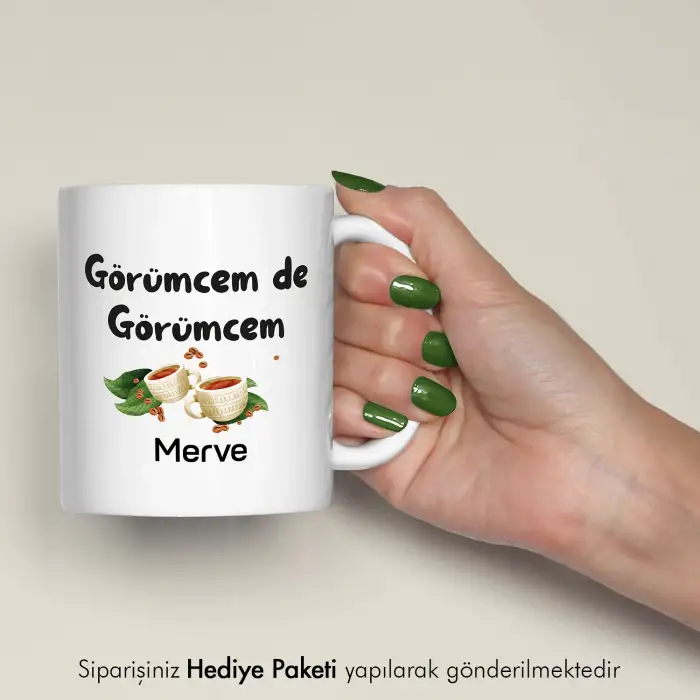 Görümcem De Görümcem Kişiye Özel İsimli Kupa Bardak