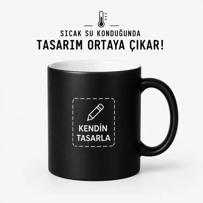 Kendin Tasarla Sihirli Kupa Bardak