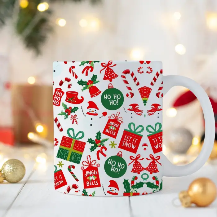 Noel Coşkusu Temalı Kupa