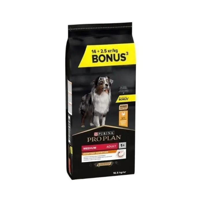Pro Plan Tavuklu 14+2.5 Kg Medium Yetişkin Kuru Köpek Maması