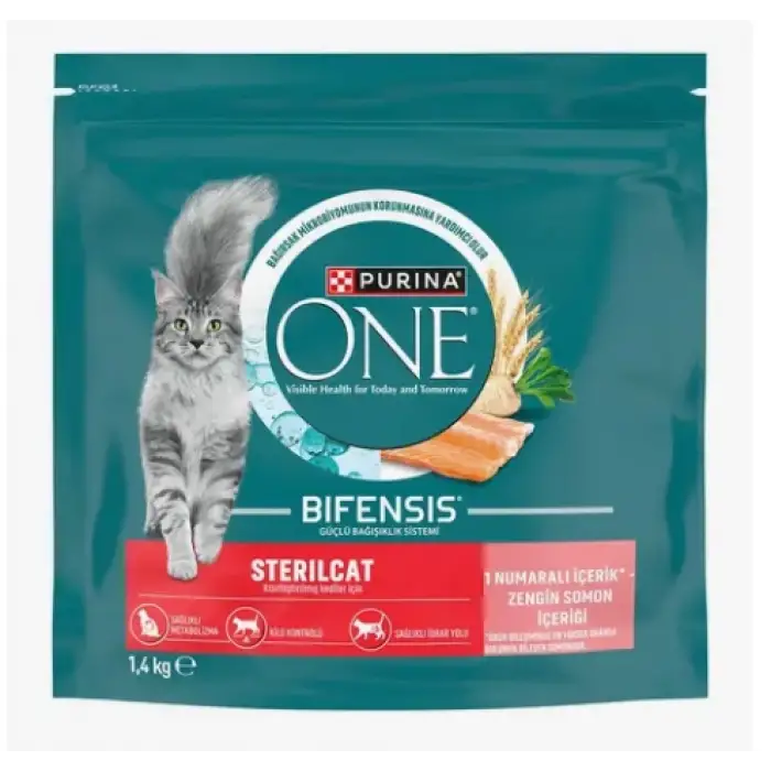 Purina One Somonlu Kısırlaştırılmış Kedi Maması 1,4 Kg