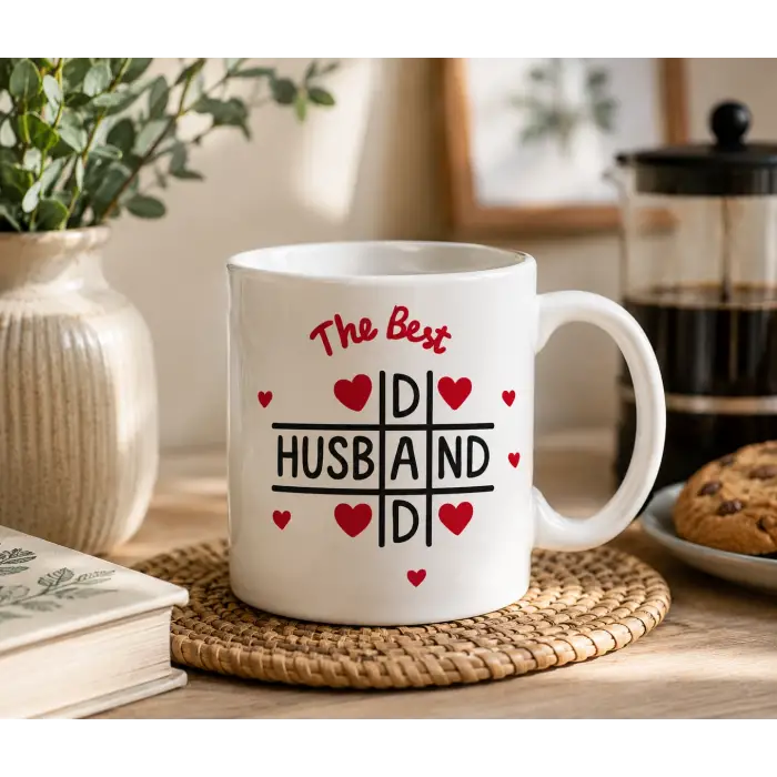 The Best Husband – Eşe Özel Romantik Kupa
