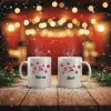 2li Kişiye Özel Noel Geyiği Kupası