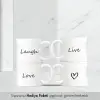 4lü Lovely Tasarımlı Mini Kupa Seti
