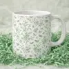 Vintage Botanik Desenli Kupa