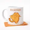 Ben Kaçıyorum Kedi Tasarımlı Kupa