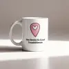 Sen Benim En Güzel Tesadüfümsün Yazılı Romantik Kupa