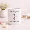 Romantik Çizimli Buu Kadar Aşk Kupa