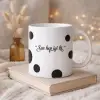 “Sen Hep İyi Ki” Yazılı Romantik Kupa