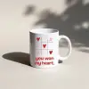 Kalbimi Kazandın Temalı Kupa Bardak