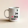 7/24/365 Anne Sevgisi Temalı Kupa Bardak