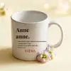 Anneanne Kelime Anlamlı Kişiye Özel İsimli Kupa Bardak