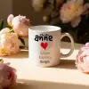 Anneye Özel İsimli Hediye Kupa