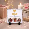 Anne Bir Evdir Yazılı Fotoğraflı Doğal Taş