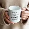 Benim Bir Kahramanım Var Ona Anne Diyorum Yazılı Kupa