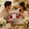 Kişiye Özel Harfli Kupa ve Fotoğraflı Çikolata Hediye Kutusu
