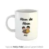 Abim De Abim Kişiye Özel İsimli Kupa Bardak