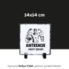 Antrenöre Özel İsim Baskılı Doğal Taş