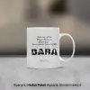Babalar Gününe Özel İsimli Kupa Bardak