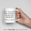 Sen Karınla Güzelsin Temalı Kişiye Özel İsimli Hediye Kupa