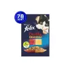 Felix Çifte Lezzet Sığır Etli ve Tavuklu Yaş Kedi Maması 85 Gr x 78 Adet