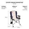 FreeCamp Huxley Trail Katlanır Sandalye-LACİVERT-GRİ