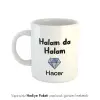 Halam Da Halam Kişiye Özel İsimli Kupa Bardak