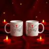 Heartline Love Temalı İsimli 2li Kupa