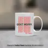 Dont Worry Be Happy Yazılı Kupa Bardak